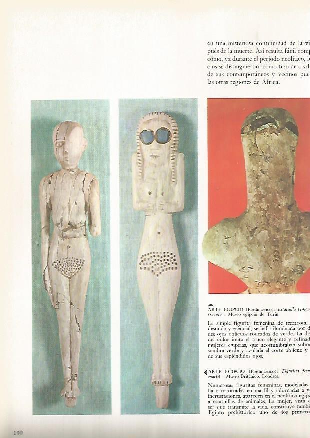LAMINA 15879: Estatuillas de Egipto predinastico