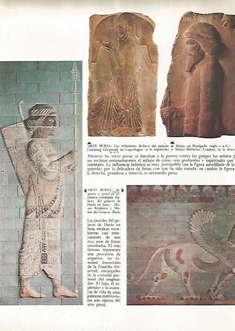 LAMINA 15872: Arquero y Los Tributarios de Persepolis, Iran