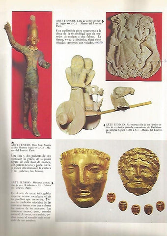 LAMINA 15877: Esculturas y joyas de los fenicios