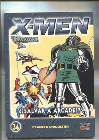 Coleccionable X Men / La Patrulla X numero 34  (subrayado algun credito por dueño original)
