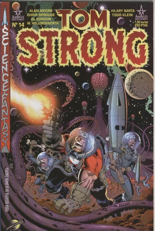 Planeta: Tom Strong numero 14 (leve subrayado en algun credito)