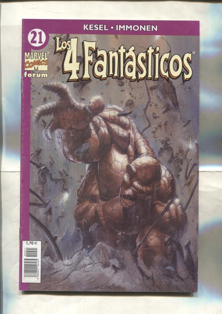 Los 4 Fantasticos volumen 4 numero 21 (subrayado parte del credito por dueño original)