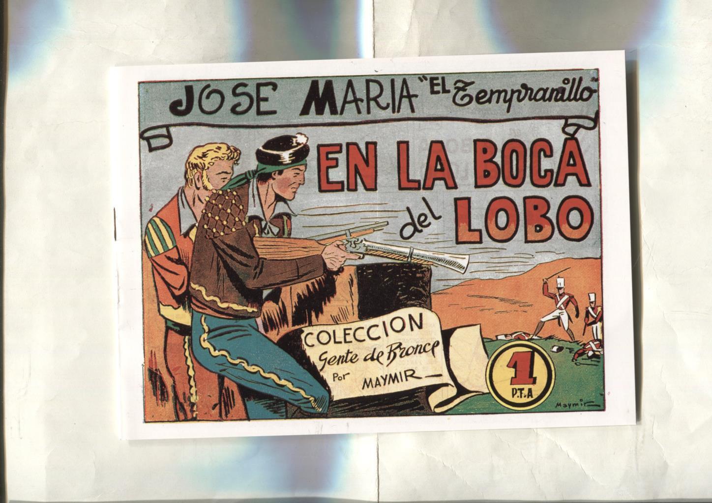 Facsimil: Jose Maria El Tempranillo de Maymir numero 10: En la boca del lobo