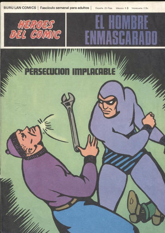 Hombre Enmascarado/Phantom de Burulan SOLO CUBIERTA nº 68: Persecucion implacable