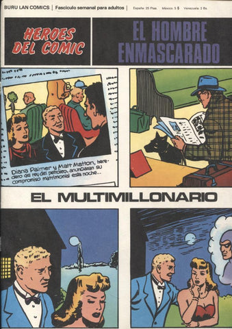 Hombre Enmascarado/Phantom de Burulan SOLO CUBIERTA nº 53: El multimillonario