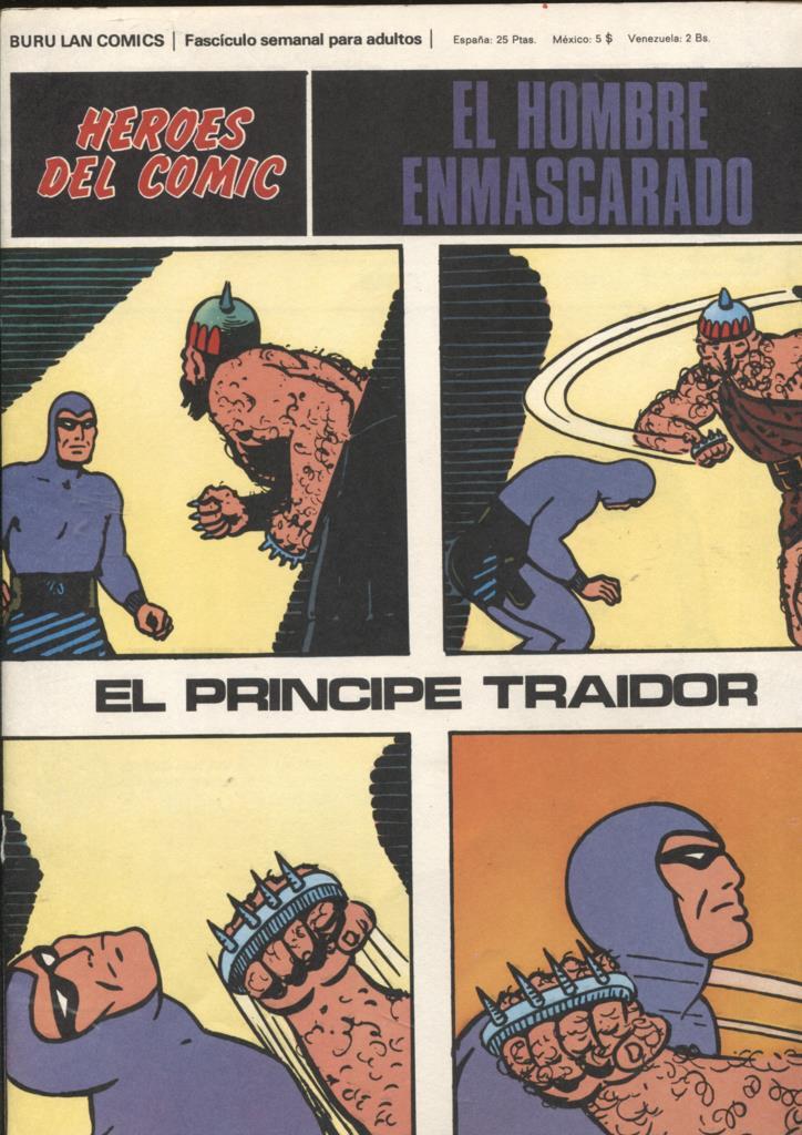 Hombre Enmascarado/Phantom de Burulan SOLO CUBIERTA nº 56: El principe traidor