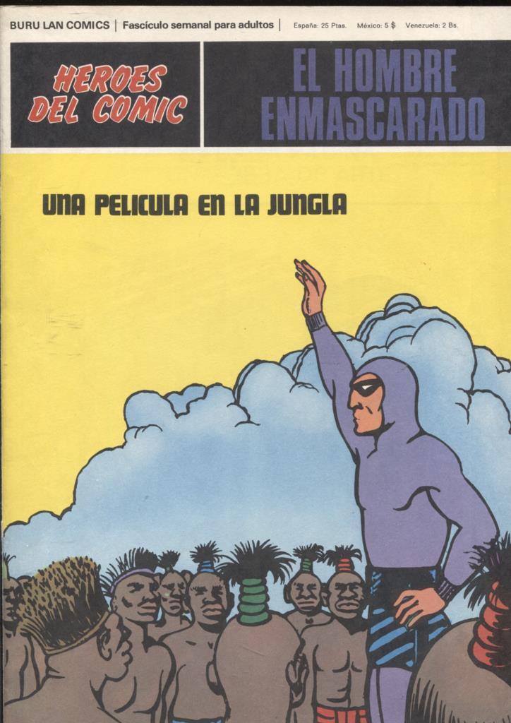 Hombre Enmascarado/Phantom de Burulan SOLO CUBIERTA nº 65: Una pelicula en la jungla