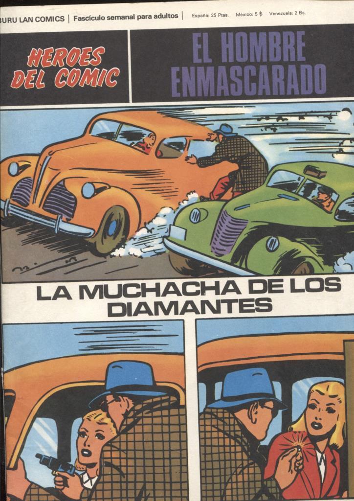 Hombre Enmascarado/Phantom de Burulan SOLO CUBIERTA nº 51: La muchacha de los diamantes