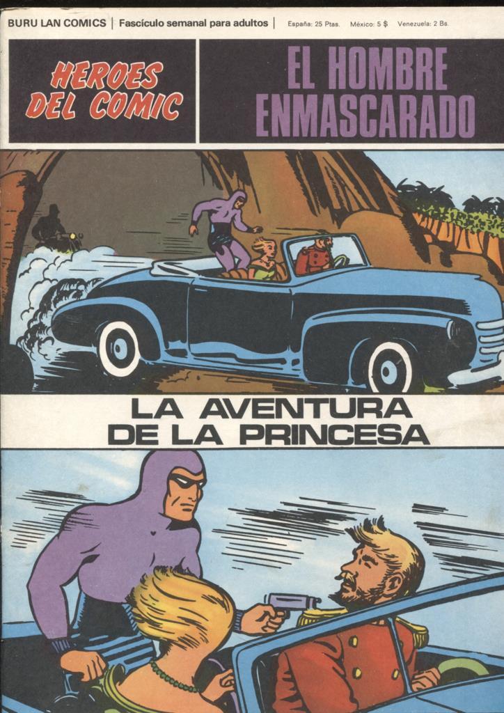 Hombre Enmascarado/Phantom de Burulan SOLO CUBIERTA nº 59: La aventura de la princesa