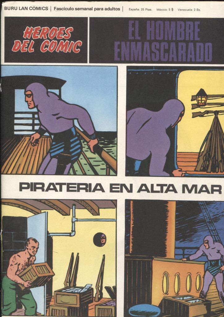 Hombre Enmascarado/Phantom de Burulan SOLO CUBIERTA nº 52: Pirateria en alta mar