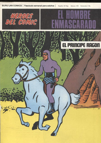 Hombre Enmascarado/Phantom de Burulan SOLO CUBIERTA nº 72: El principe Ragon