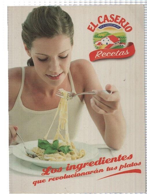 El Caserio recetas. Los ingredientes que revolucionarán tus platos. Ilustraciones: Xavier Sangenis - Lasaña de champiñones, Ensalada cesar