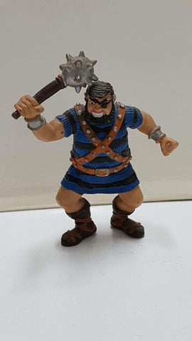 Figura Goliat (de Capitan Trueno) con maza de hierro: de PVC, 10cm.