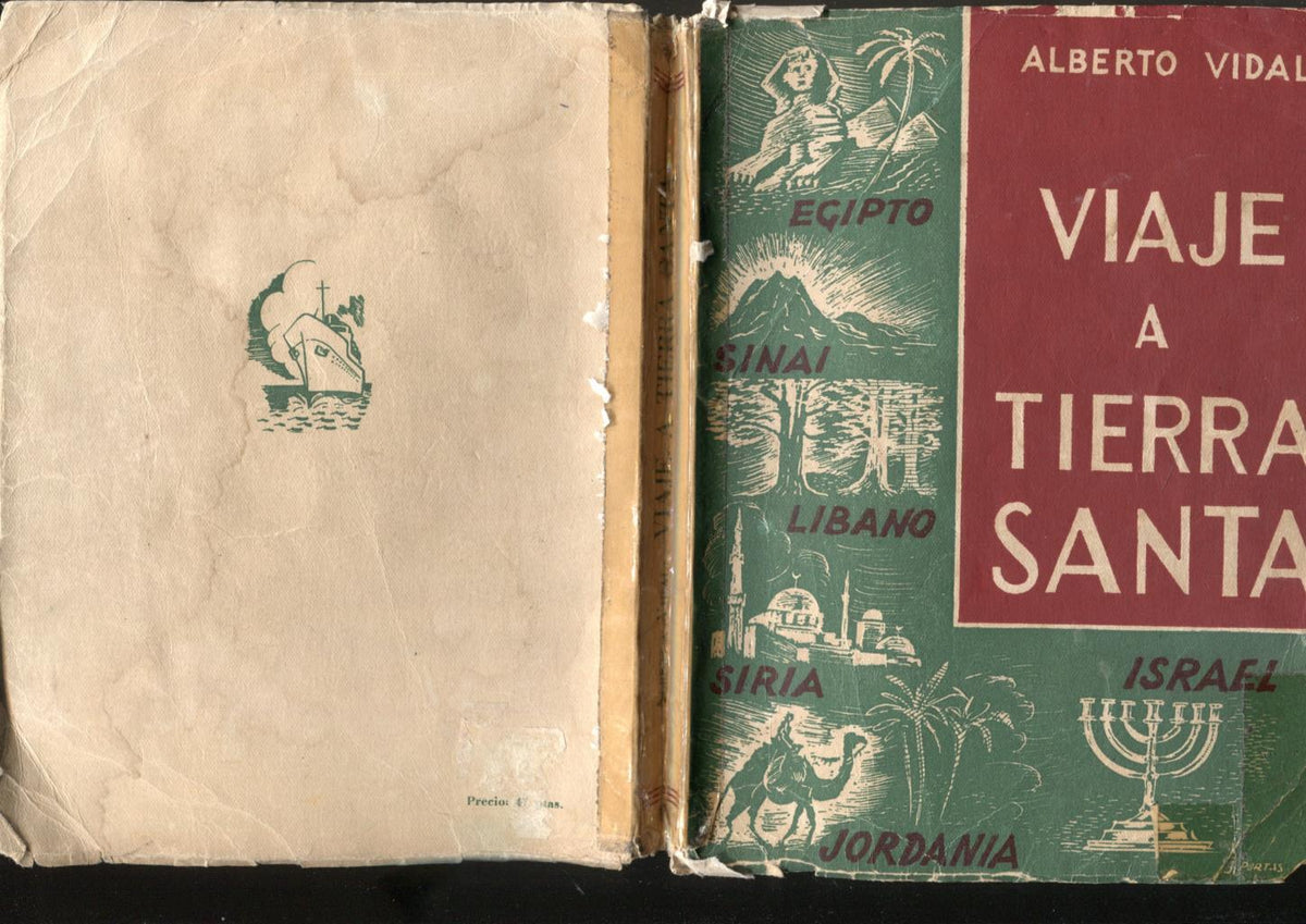 Viaje a tierra santa (cubierta estropeada segun imagen)