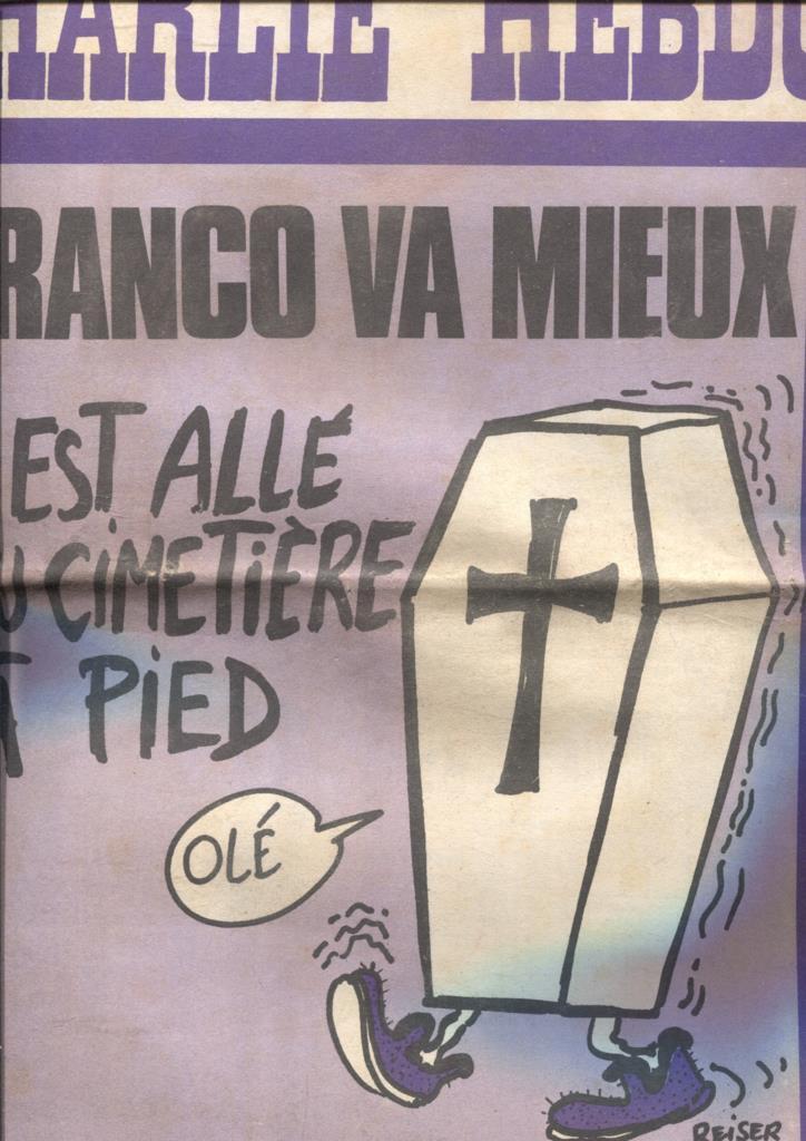 Charlie Hebdo numero 192: 22.7.1974: Franco va Mieux