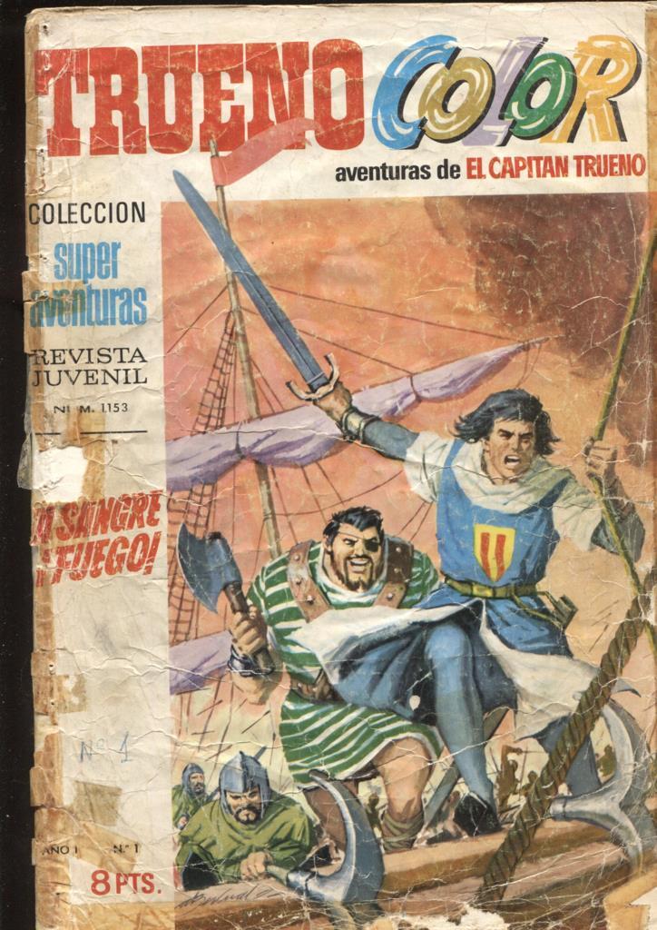 Trueno color montaje numerado 01: con los numero 1,2,3