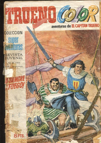 Trueno color montaje numerado 01: con los numero 1,2,3