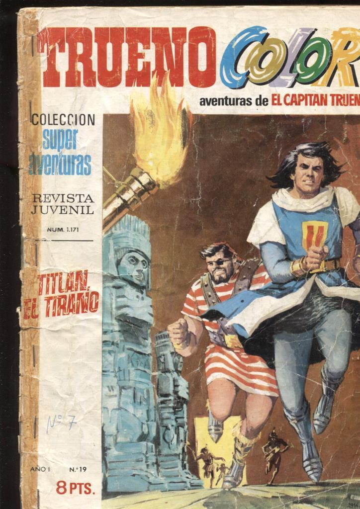 Trueno color montaje numerado 07: con los numero 19,20,21