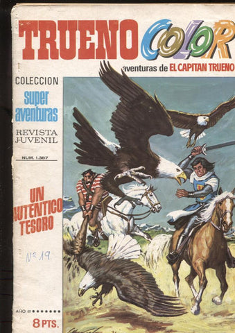 Trueno color montaje numerado 19: con los numero 130,131,132,133