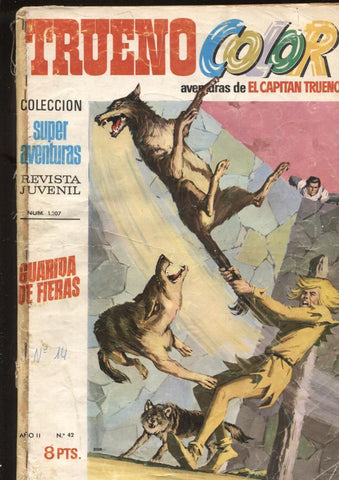 Trueno color montaje numerado 14: con los numero 42,43,44,45