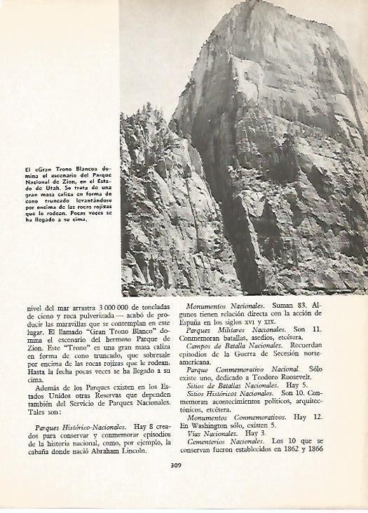 LAMINA 16217: El Gran Trono Blanco en el Parque de Zion, Estados Unidos