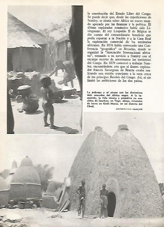 LAMINA 16199: Aldea de Sourkou en Togo y casa en Kirdi Massa, Chad