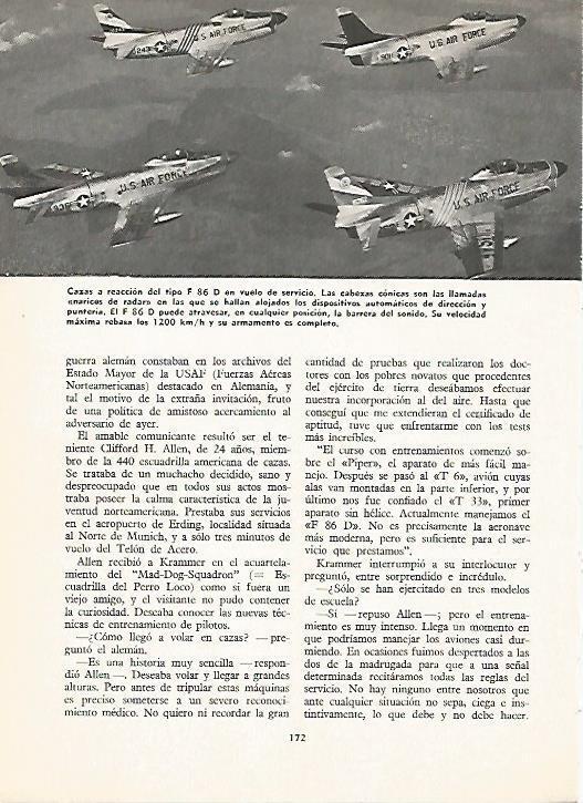 LAMINA 16204: Cazas tipo F86D
