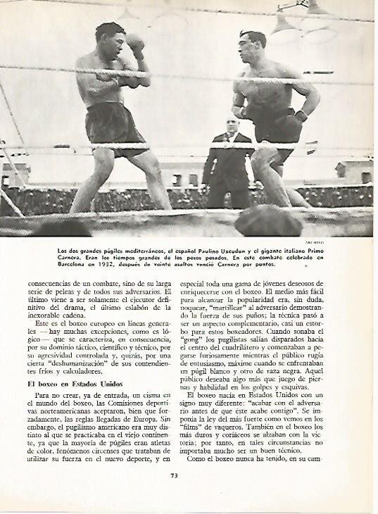 LAMINA 16235: Paulino Uzcudun y Primo Carnera