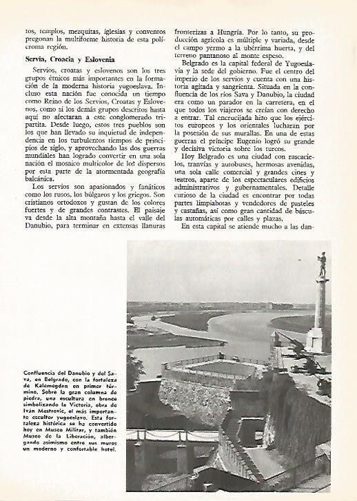 LAMINA 16260: Confluencia del Danubio y el Sava en Belgrado