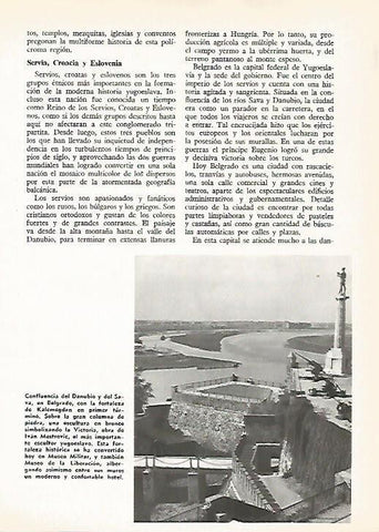 LAMINA 16260: Confluencia del Danubio y el Sava en Belgrado