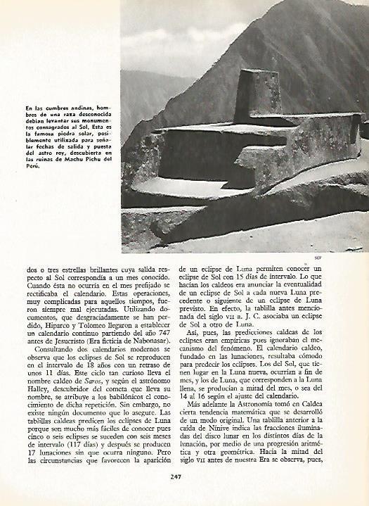LAMINA 16262: Piedra solar del Machu Picchu, Peru