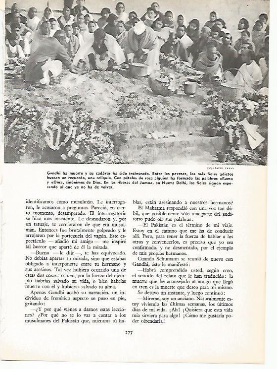 LAMINA 16266: Incineracion de Gandhi