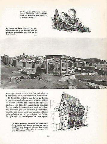 LAMINA 16272: Casas de Alemania, Avila y Mosela
