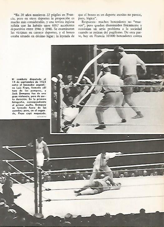 LAMINA 16236: Combate de 1923 entre Luis Firpo y Dempsey