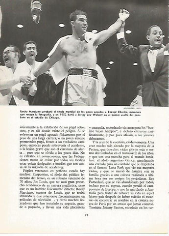 LAMINA 16237: Rocky Marciano