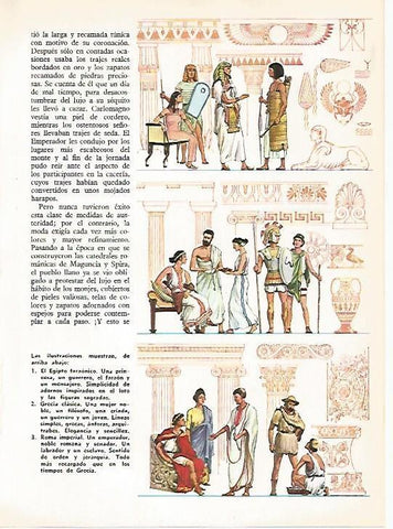 LAMINA 16240: Egipto faraonico, antigua Grecia y Roma imperial