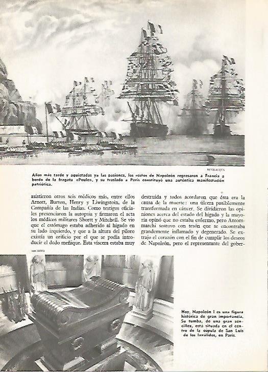LAMINA 16253: Fragata Poule y tumba de Napoleon