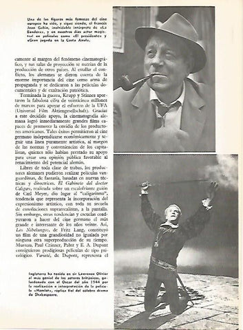LAMINA 16121: Jean Gabin y Lawrence Olivier