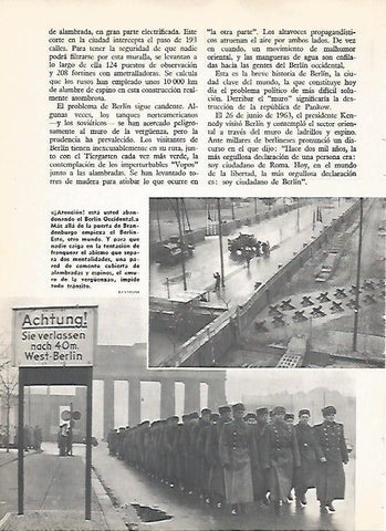 LAMINA 16116: Frontera en el Berlin Occidental