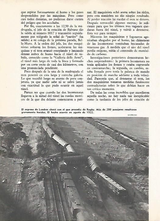 LAMINA 16146: Accidente del Expreso de Londres en 1955