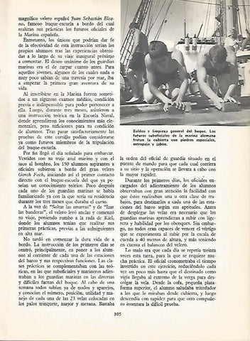 LAMINA 16173: Limpieza del buque Gorch Fock