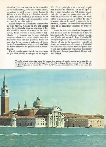 LAMINA 16169: Isla de San Jorge en Venecia