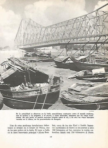 LAMINA 16180: Barcas en Bengala, India
