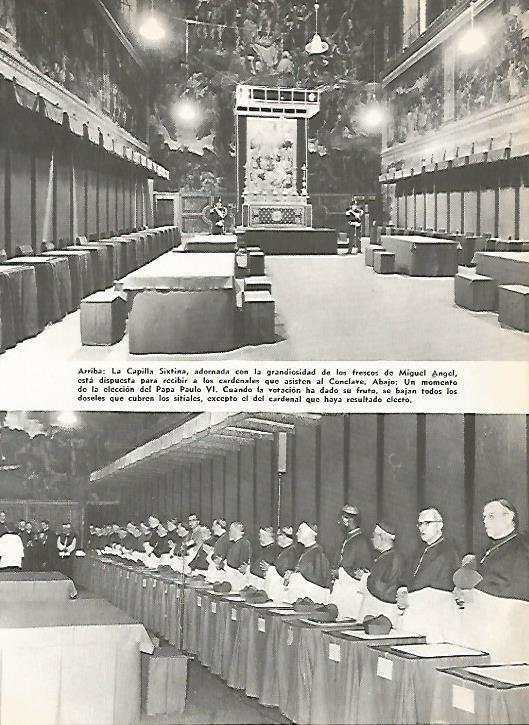 LAMINA 16185: Eleccion del Papa Paulo VI