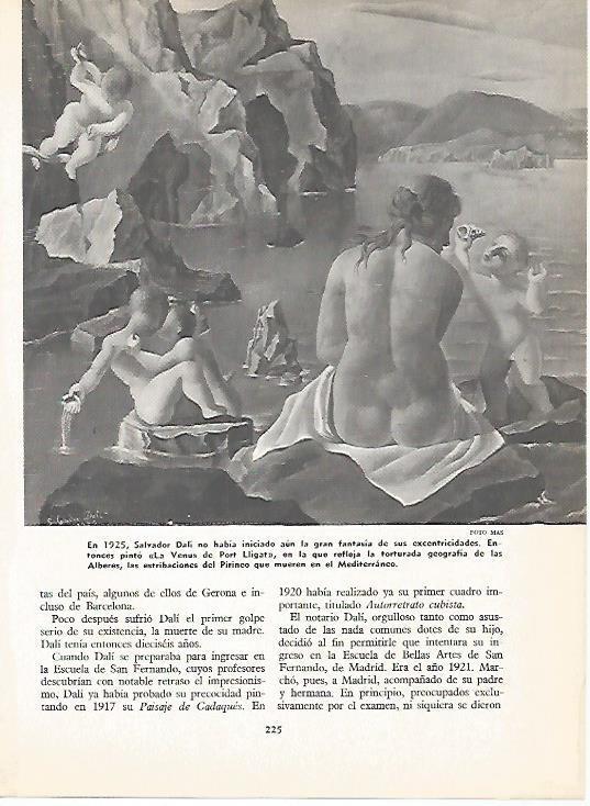 LAMINA 16147: La Venus de Port Lligat, por Dali