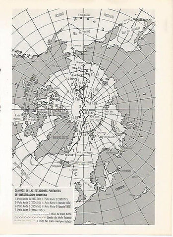 LAMINA 16151: Caminos de las estaciones flotantes de la URSS