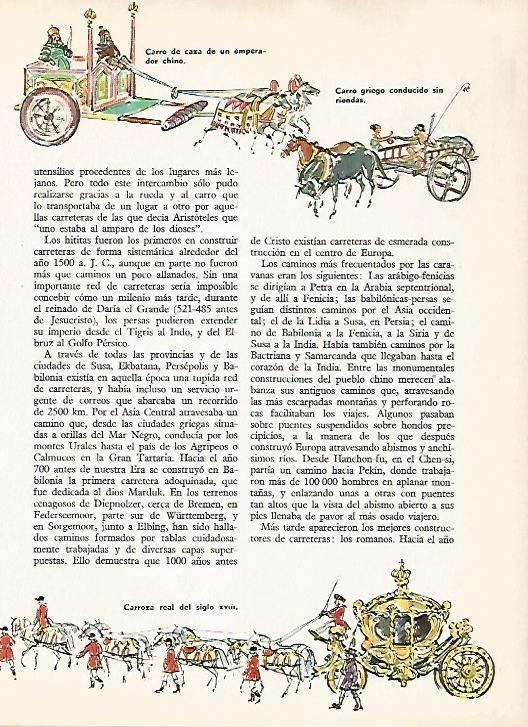 LAMINA 16155: Carro de caza de China y carroza real del siglo XVIII