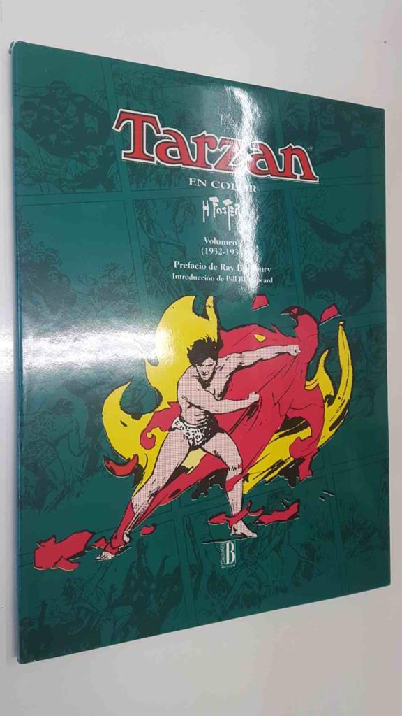 Tarzan en color: vol. 02 (1932-1933) - Cruzando la entrada de la caverna. Prefacio Bradbury, introdución de Bill Blackbeard