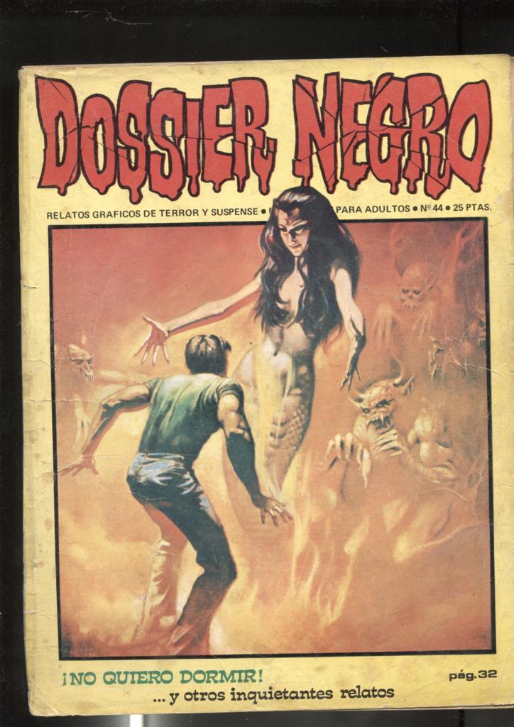 Dossier Negro numero 044: aviejado, cello lado lomo