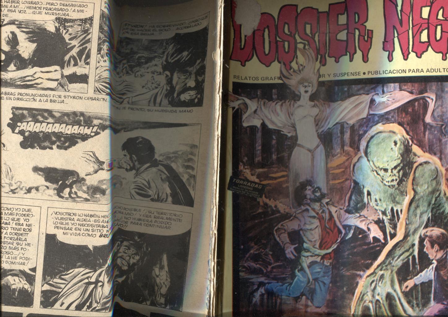 Dossier Negro numero 047: aviejado, falta la cubierta trasera